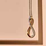 Organic Open Zirconia Necklace
