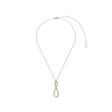 Organic Open Zirconia Necklace