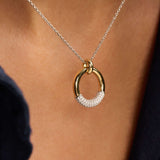 Modern Pavé Necklace