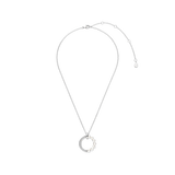 Pearl Zirconia Circle Necklace