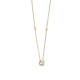 Round Zirconia Necklace