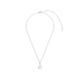 Icon Pearl Necklace Silver