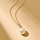 Icon Pearl Necklace Gold Vermeil