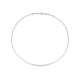 Round Silver necklace