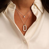 Signature Open Zirconia Necklace