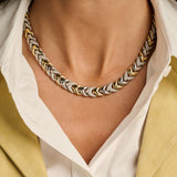 Vintage Zirconia Chain Necklace