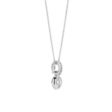 Classic Round Zirconia Necklace with pendant