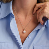 Necklace with Pearl pendant 12mm