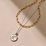 Zodiac Necklace with pendant - Aquarius