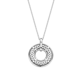 Structure Circle Necklace with pendant
