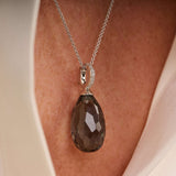 Necklace with Luxury stone pendant