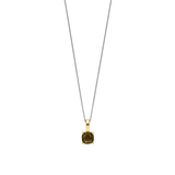 Necklace with Khaki Square pendant
