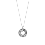 Structure Circle Necklace - M model