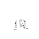 Classic Small Hoops Silver 14mm