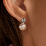 Zirconia Pearl Earstuds