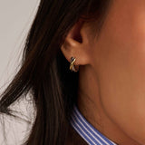Bicolor Crossover Hoops