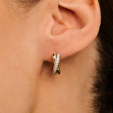 Zirconia Crossover Hoops
