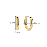 Small Oval Hoops 11mm