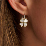 Pearl Clover Hoops