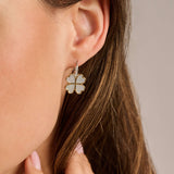 Pearl Clover Hoops