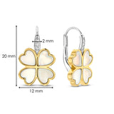 Pearl Clover Hoops