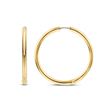 Classic Oversized Hoops Gold 35mm