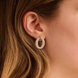 Classic Soft Oval Zirconia Earrings