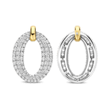 Classic Soft Oval Zirconia Earrings