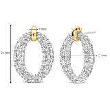Classic Soft Oval Zirconia Earrings