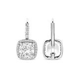 Classic Square Zirconia Hoops