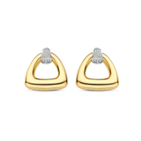Vintage Open Triangle Earrings