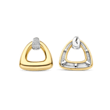 Vintage Open Triangle Earrings