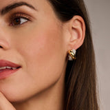 Bold Crossover Hoops