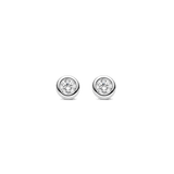 Classic Round Zirconia Earstuds