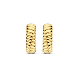 Vintage Ribbed Hoops