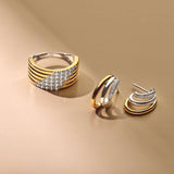 Zirconia Structure Earrings