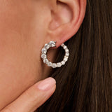 Twisted Zirconia Earrings
