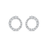 Twisted Zirconia Earrings