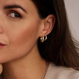 Tennis Hoops with stone