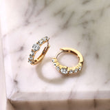 Tennis Hoops with stone