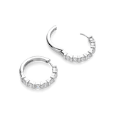 Contrast Tennis Hoops Silver 25mm