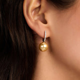 Icon Pearl Hoops Champagne