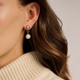 Icon Zirconia Pearl Earrings