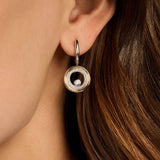Zirconia Double Circle Hoops