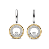 Zirconia Double Circle Hoops