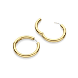 Classic Gold Vermeil Oversized Hoops 25mm