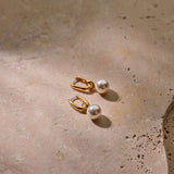 Pearl Charm Earrings