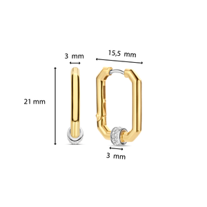 TI SENTO Medium Hoops - 7919ZY