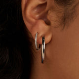 Tennis Medium Hoops 18mm