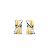 Bicolor Crossover Hoops